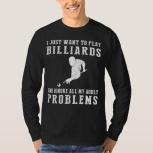"Pocket Away Adulting: Embrace the Billiards Escap T-Shirt