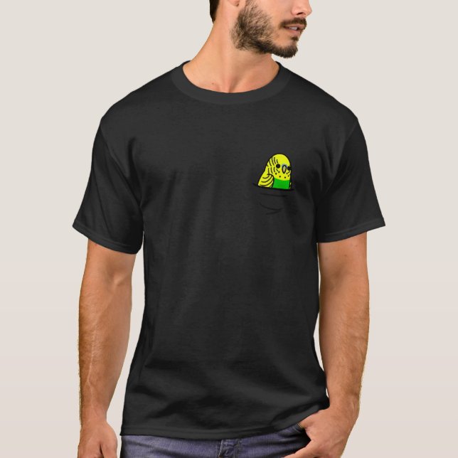 Pocket Bird' Range Green Yellow Budgie Sweater (Front)