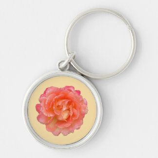 Pocket Bloom: Minimal Rose Keychain