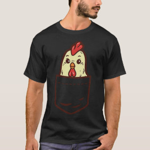 Pocket Chicken Whisperer Cute Poultry Farm Animal  T-Shirt