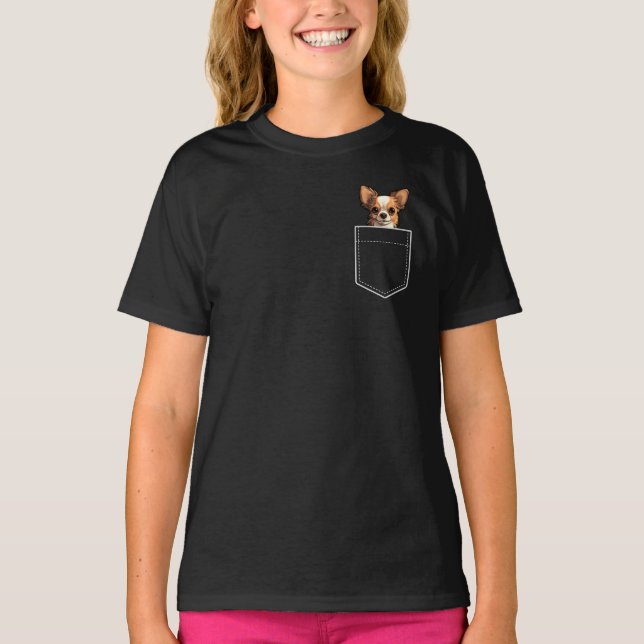 Pocket Chihuahua T-Shirt (Front)
