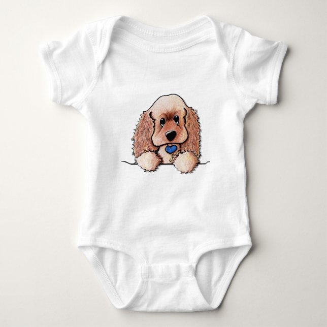 Pocket Cocker Baby Bodysuit (Front)