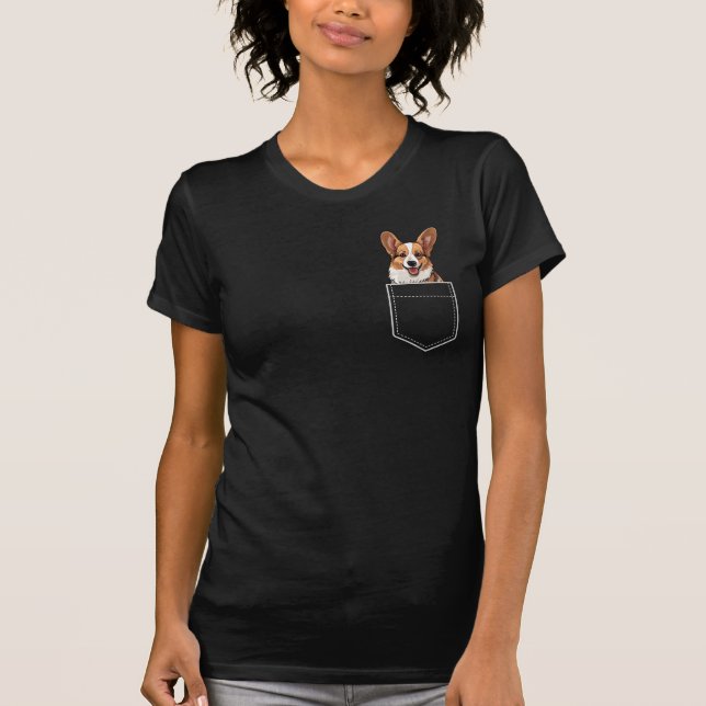 Pocket Corgi T-Shirt (Front)
