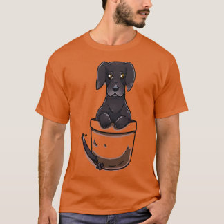 Pocket Cute Great Dane Dog  T-Shirt