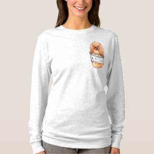 Pocket Cute Pekingese Puppy Dog T-Shirt