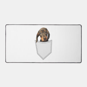 Pocket Dog Dachshund Desk Mat