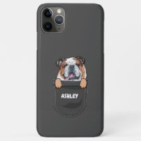 Pocket English Bulldog Cute Dog Pet Owner