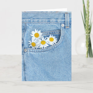 Pocket full of daisies card