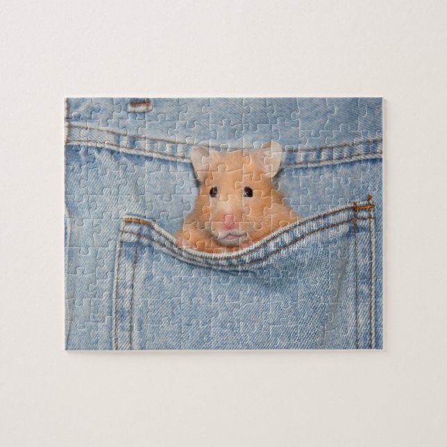 Pocket hamster jigsaw puzzle (Horizontal)