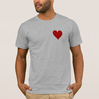 Pocket Heart Gym Tee - Fitted Gray