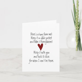 Pocket Hug Note Card