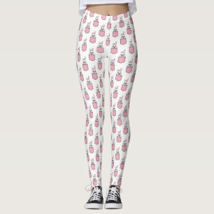 Pocket Pet Bunny Pattern Leggings