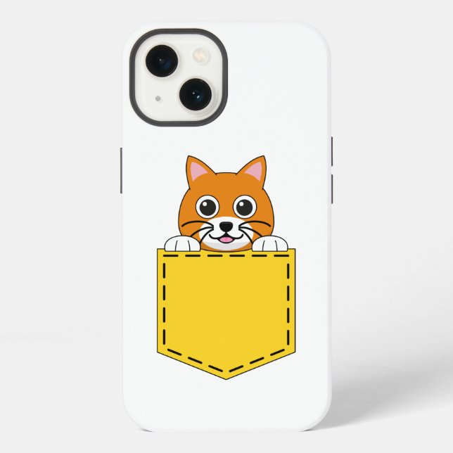Pocket Pet Cat iPhone Case (Back)