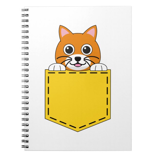 Pocket Pet Cat Notebook (Front)