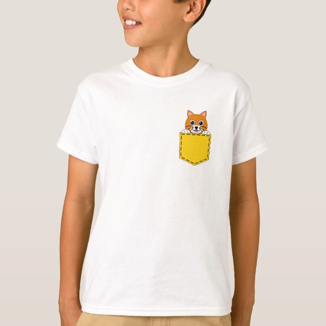 Pocket Pet Cat T-Shirt (Front)