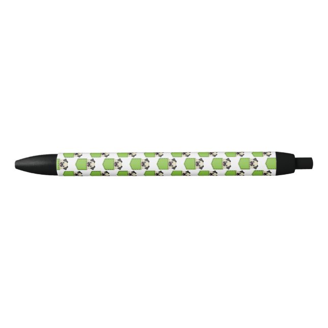 Pocket Pet Dog Pattern Black Ink Pen (Front)