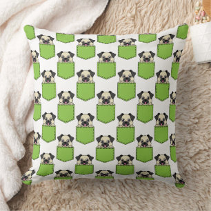 Pocket Pet Dog Pattern Cushion
