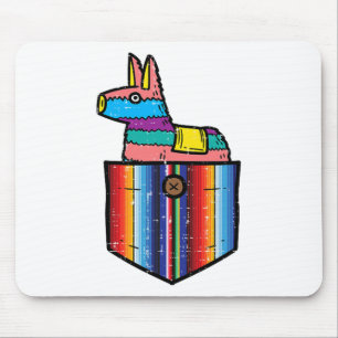 Pocket Pinata Serape Cinco De Mayo Mexican Fiesta Mouse Pad