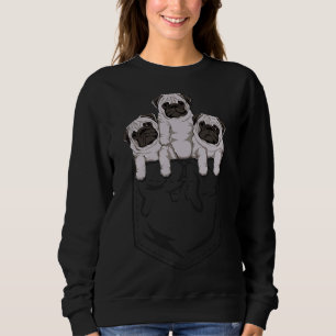 Pocket Pug Classic T-Shirt 97 Sweatshirt