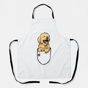 Pocket Puppiez - Golden Retriever  Apron
