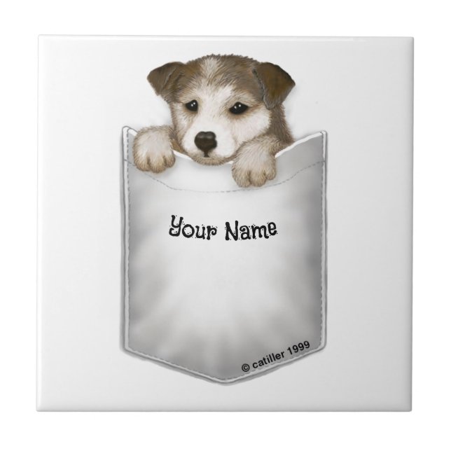 Pocket Puppy Dog  Tile (Front)