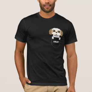 Pocket Shih tzu puppy cute dog T-Shirt