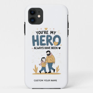 Pocket-Sized Love – You’re My Hero” DAD Case-Mate iPhone Case
