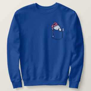 Pocket Sleeper Westie KiniArt Sweatshirt