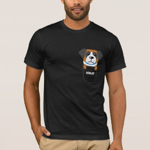 Pocket St. Bernard puppy cute dog T-Shirt