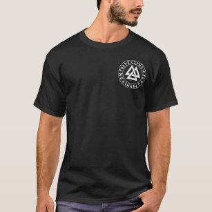 pocket Tri-Triangle Rune Shield on Blk T-Shirt