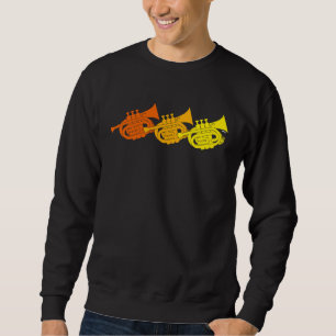 Pocket Trumpet brass musician brass enthusiast Sweatshirt