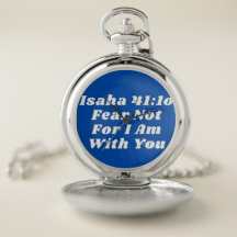 Pocket watch Christian Bible verse