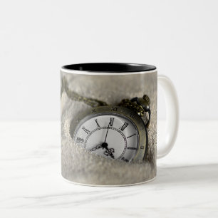 Pocket Watch  - The Sands of Time Two-Tone Coffee Mug