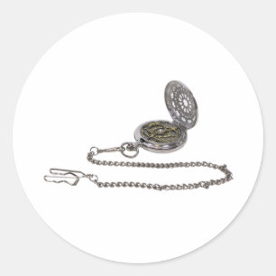 PocketAstrolabe111809 copy Classic Round Sticker