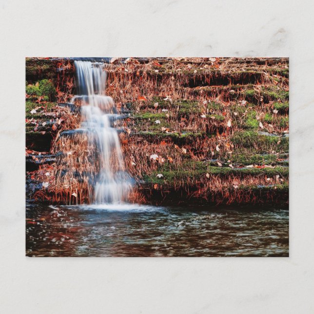 Pocono Cascade Waterfall Postcard (Front)