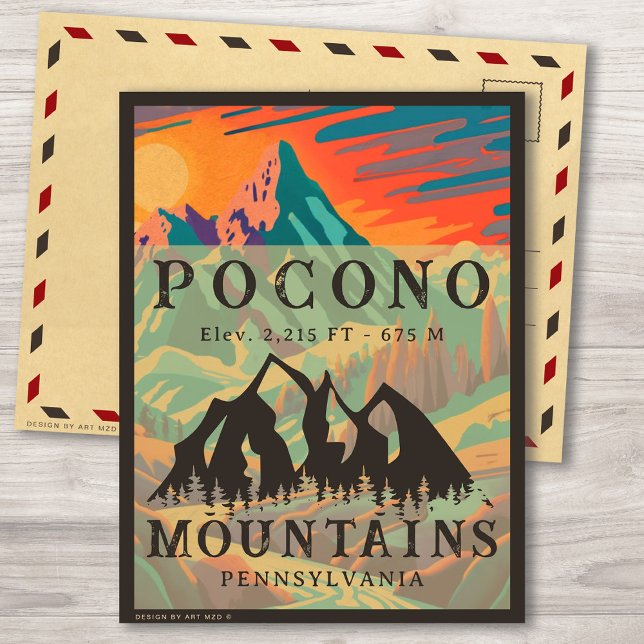 Pocono Mountains Pennsylvania - Retro Souvenirs Postcard (Creator Uploaded)