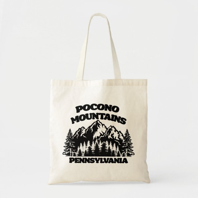 Pocono Mountains Pennsylvania Tote Bag (Front)
