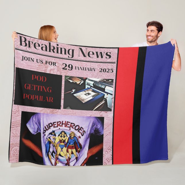 POD STUFF FLEECE BLANKET! BLANKET (In Situ)