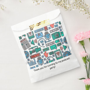 Podcast favour bags