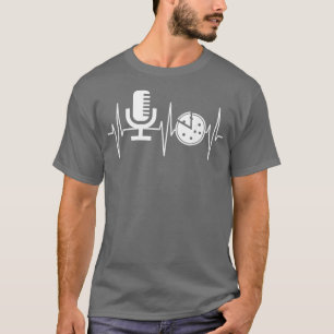 Podcast  Funny Pizza Lover Podcasting Podcaster T-Shirt