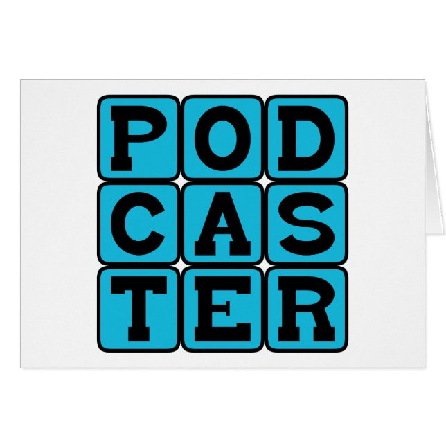 Podcaster, Radio Hobby (Front Horizontal)