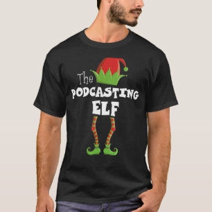 Podcasting Xmas Pajama T-Shirt