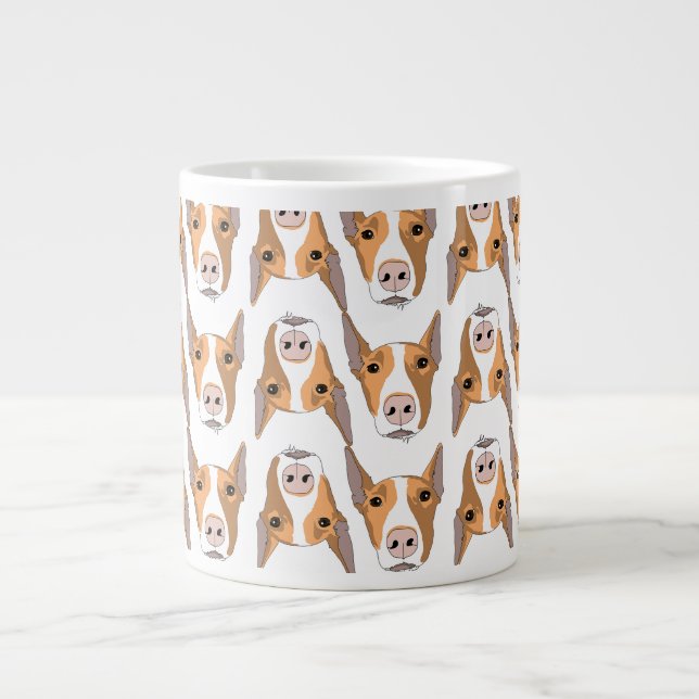Podenco Pattern Jumbo Mug (Front)