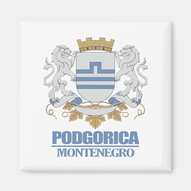 Podgorica Coat of Arms Magnet (Front)