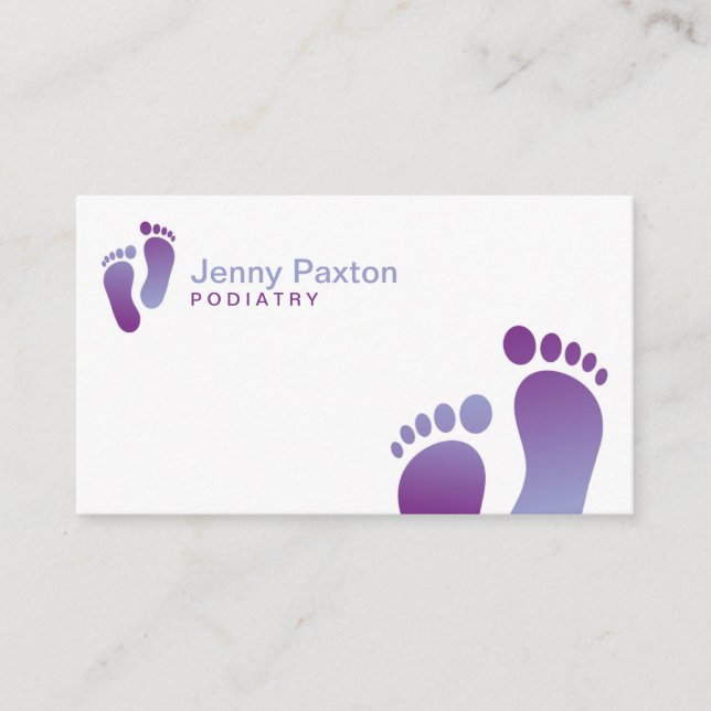 Podiatrist Business Card (Front)