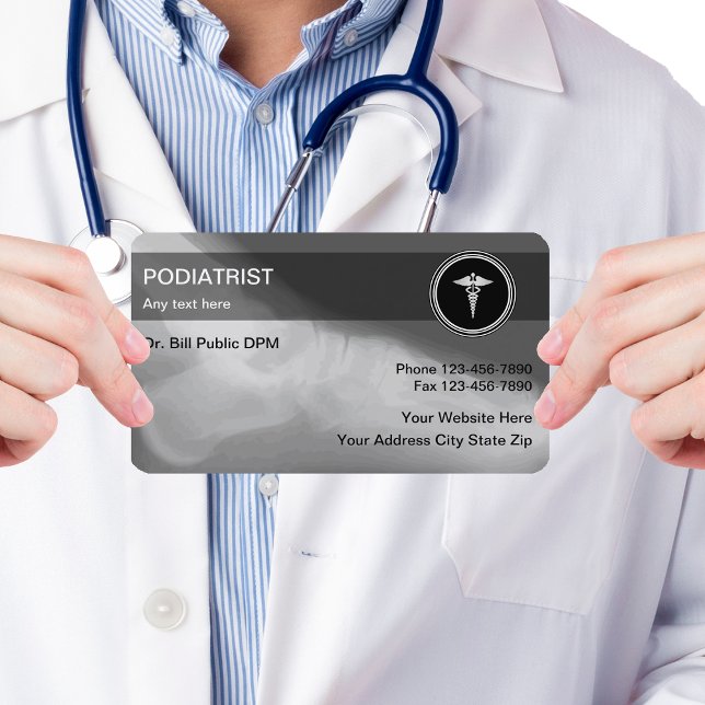 Podiatrist Business Cards (Creator Uploaded)