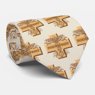 Podiatrist Caduceus Cross Tie