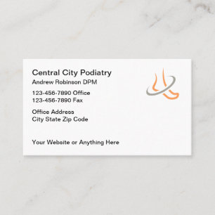 Podiatrist Foot And Ankle Doctor Business Card