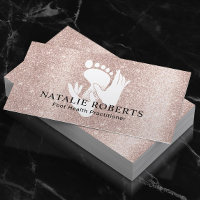 Podiatrist Foot Massage Therapy Blush Rose Gold
