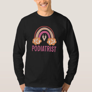 Podiatrist Footprint Podiatry Foot Doctor Podiatri T-Shirt